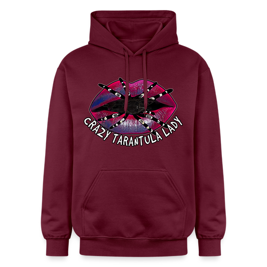 Unisex Gildan Softstyle® Midweight Hoodie Crazy Tarantula Lady - Maroon