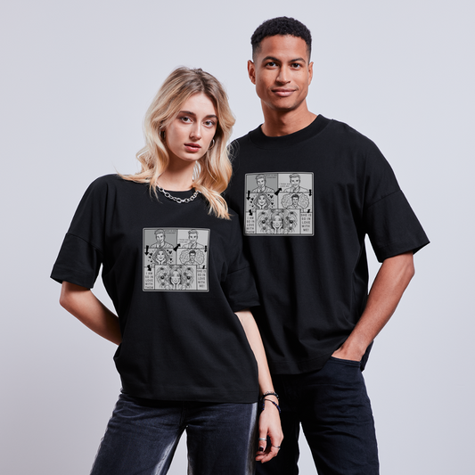 Unisex Stanley & Stella Oversize Bio-T-Shirt Tarantula First Date - Schwarz