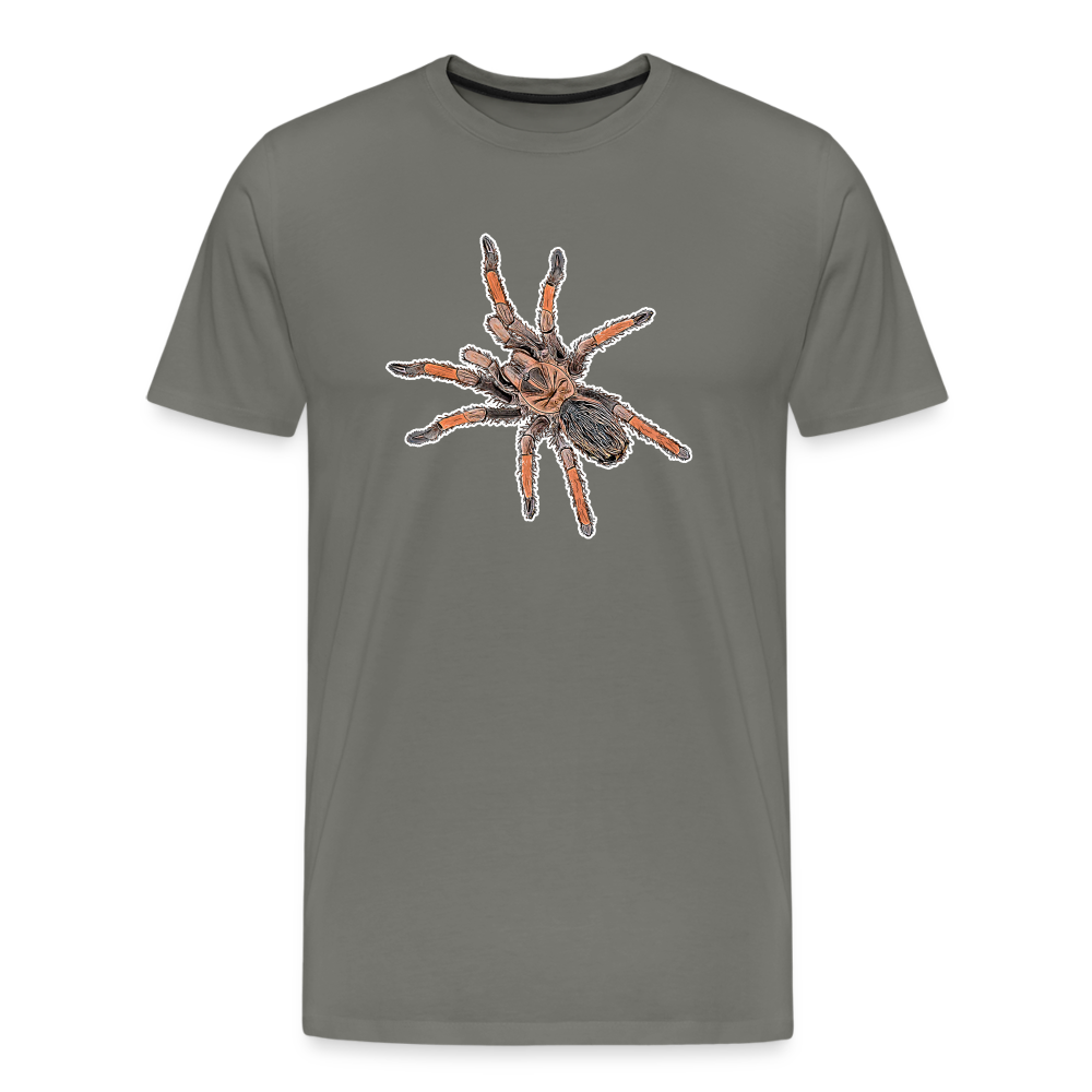 Männer Basic T-Shirt - asphalt