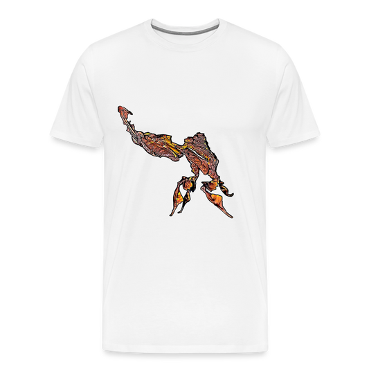 Männer Basic T-Shirt Phyllocrania paradoxa - white