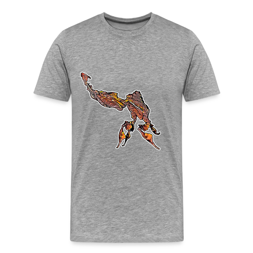 Männer Basic T-Shirt Phyllocrania paradoxa - heather grey