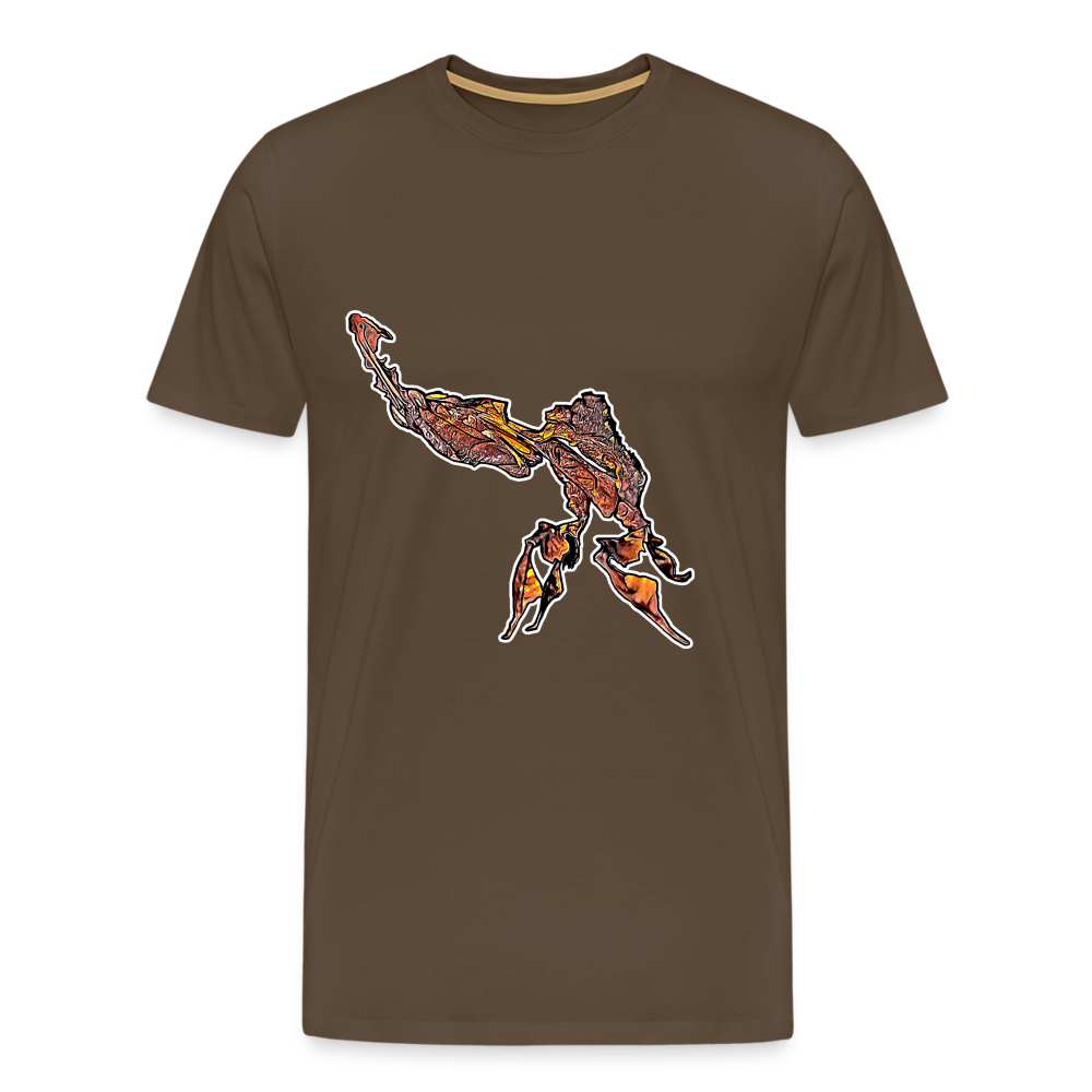 Männer Basic T-Shirt Phyllocrania paradoxa - noble brown