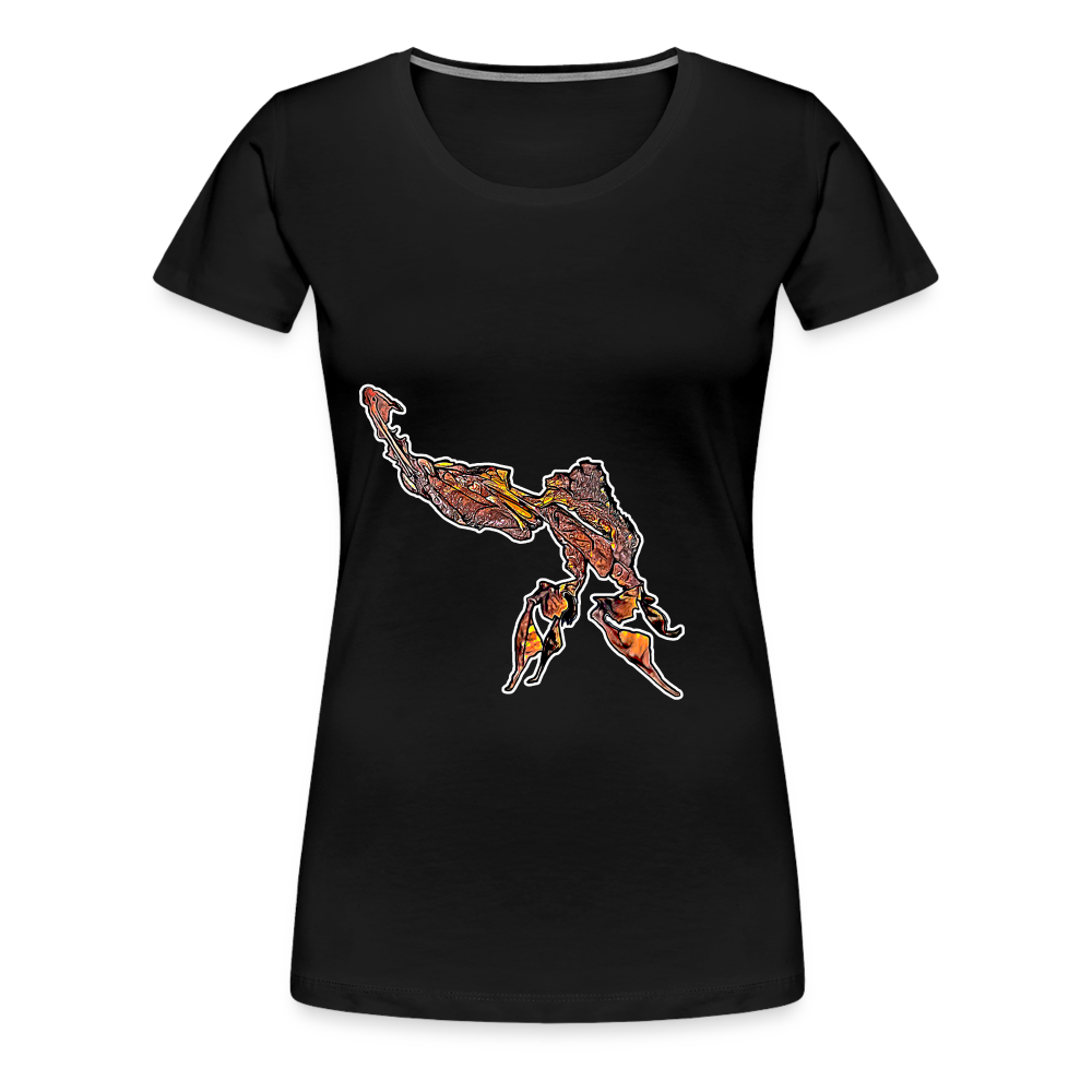 Frauen Basic T-Shirt Phyllocrania paradoxa - black