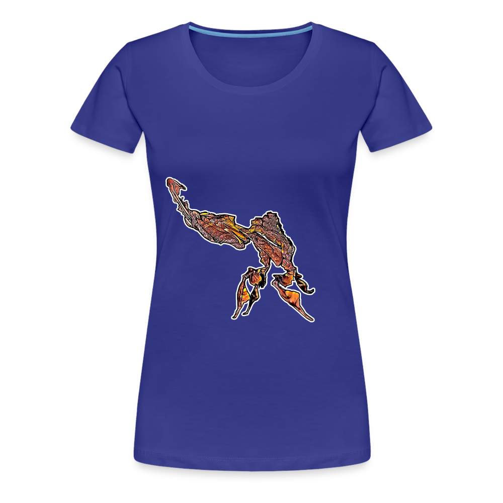 Frauen Basic T-Shirt Phyllocrania paradoxa - royal blue