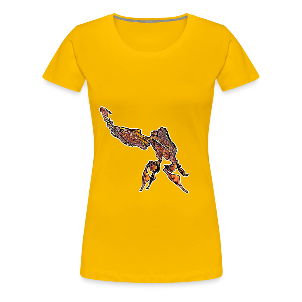 Frauen Basic T-Shirt Phyllocrania paradoxa - sun yellow