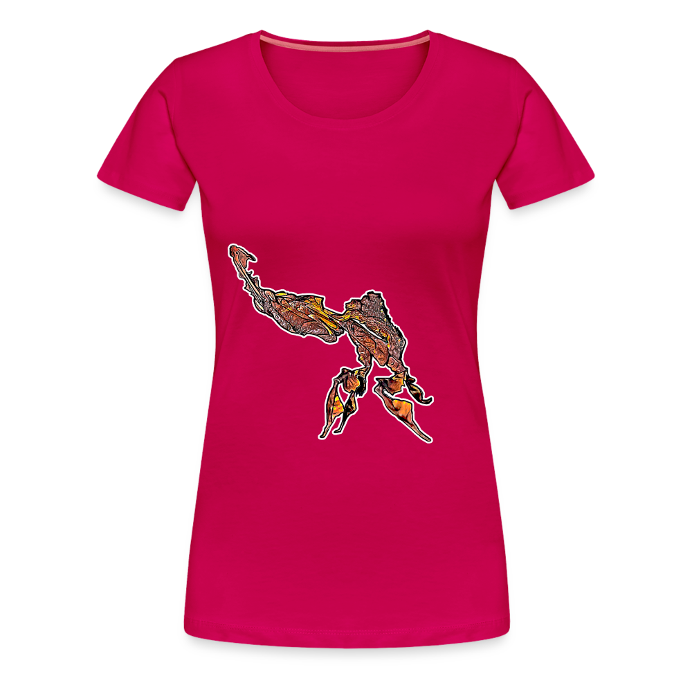 Frauen Basic T-Shirt Phyllocrania paradoxa - dark pink