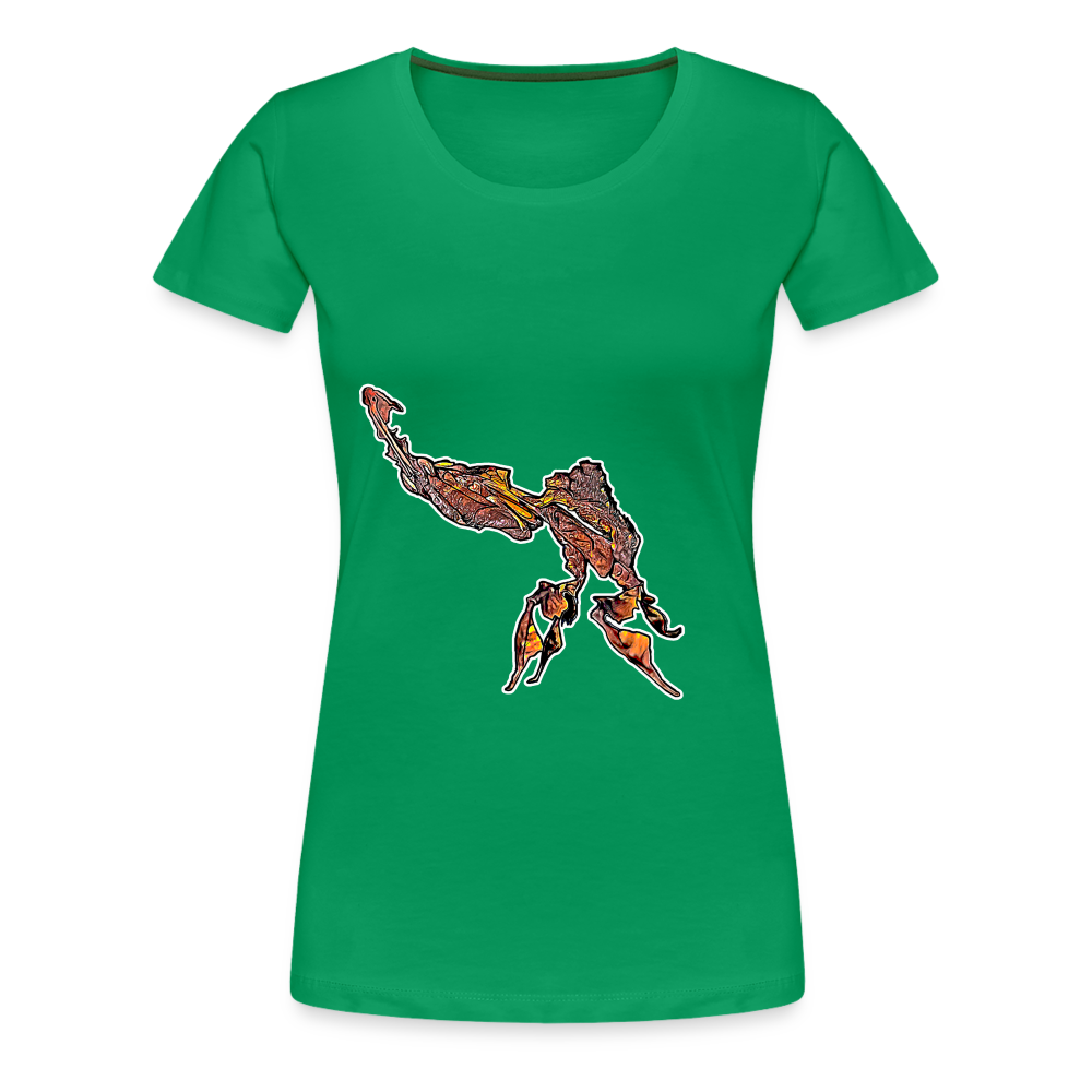 Frauen Basic T-Shirt Phyllocrania paradoxa - kelly green