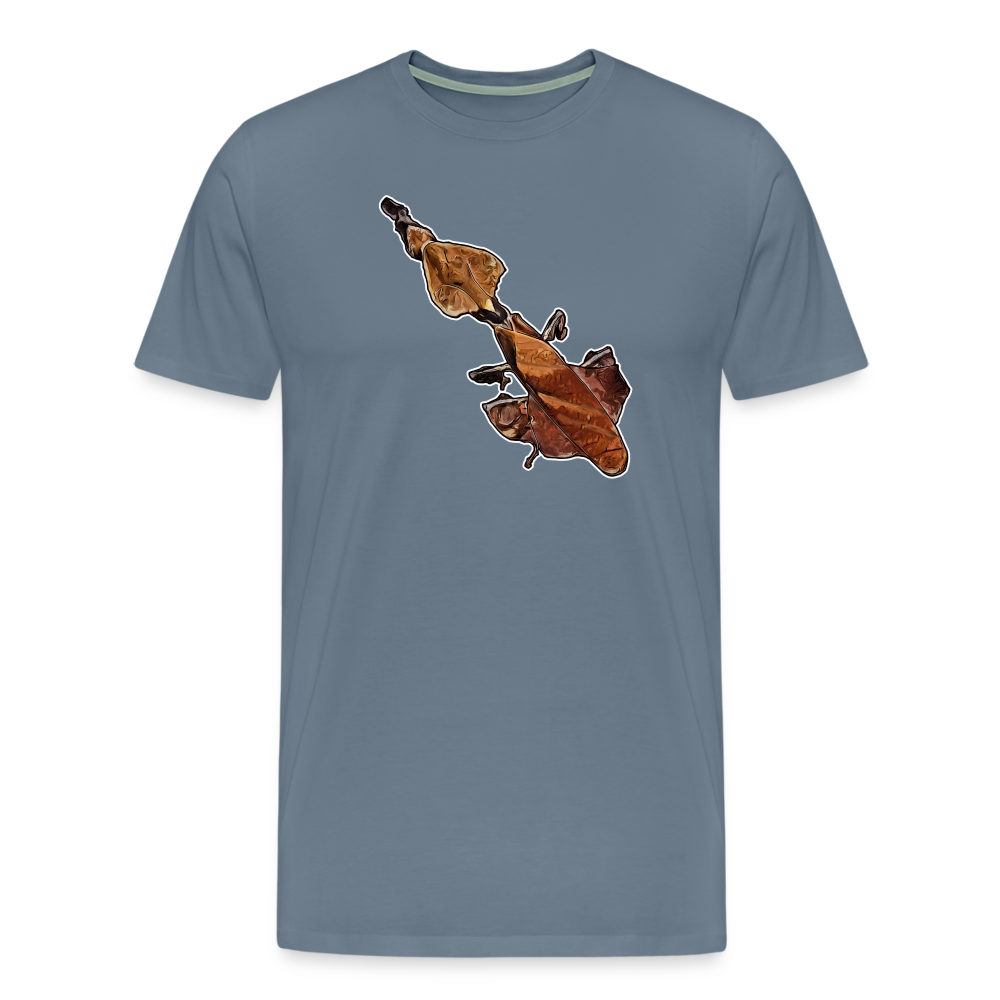 Männer Basic T-Shirt Phyllocrania paradoxa female - steel blue