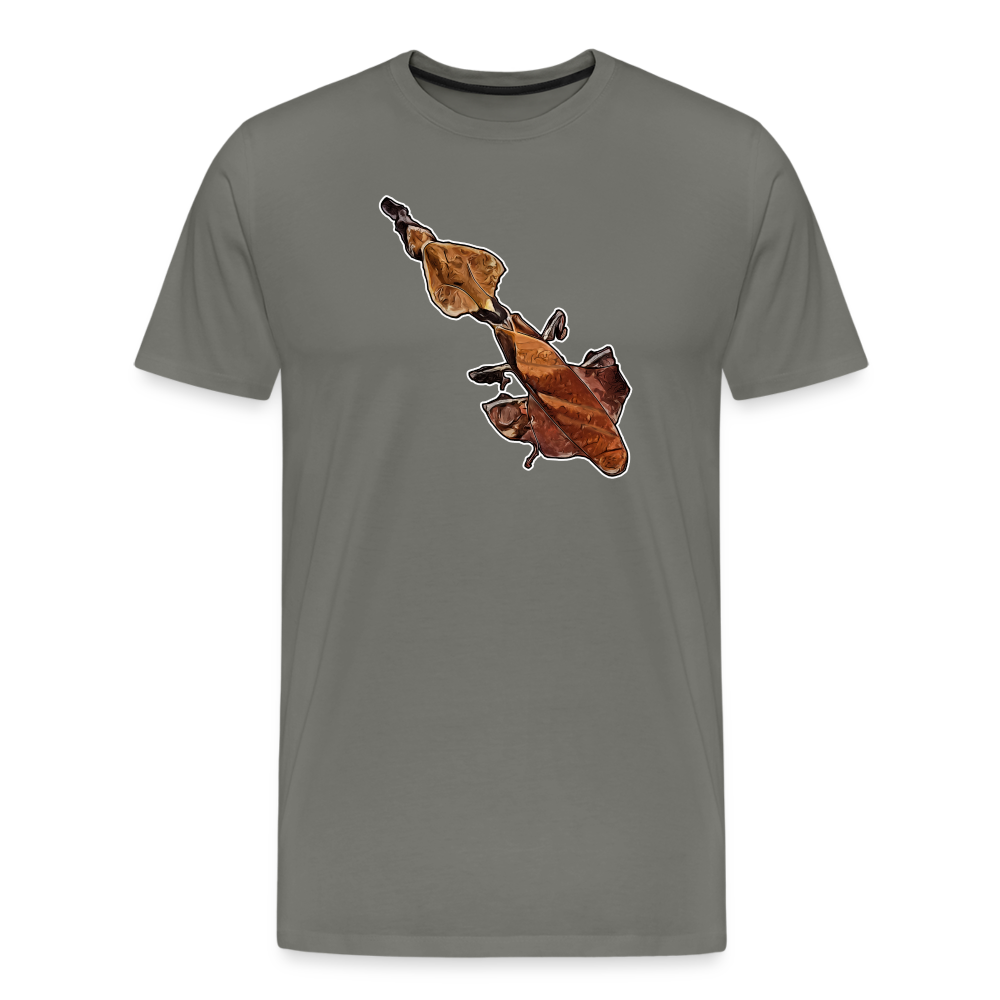 Männer Basic T-Shirt Phyllocrania paradoxa female - asphalt