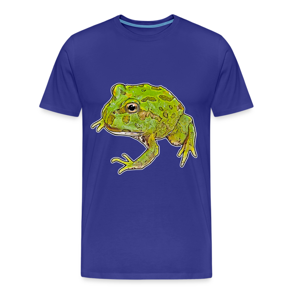 Männer Basic T-Shirt Ceratophrys cranwelli Peppermint Blue - royal blue