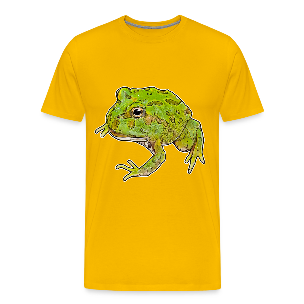 Männer Basic T-Shirt Ceratophrys cranwelli Peppermint Blue - sun yellow