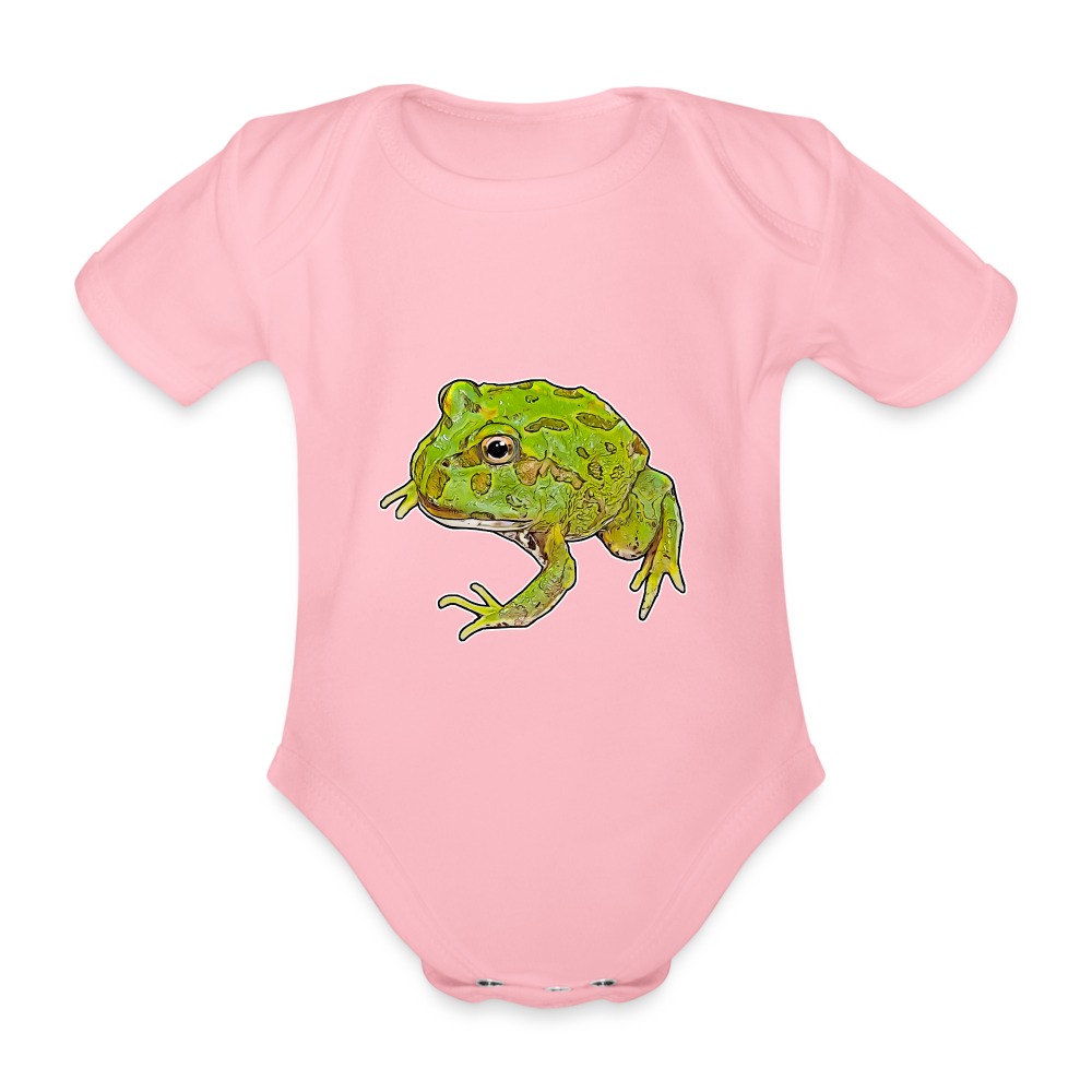 Baby Body kurz Ceratophrys cranwelli Peppermint Blue - light pink