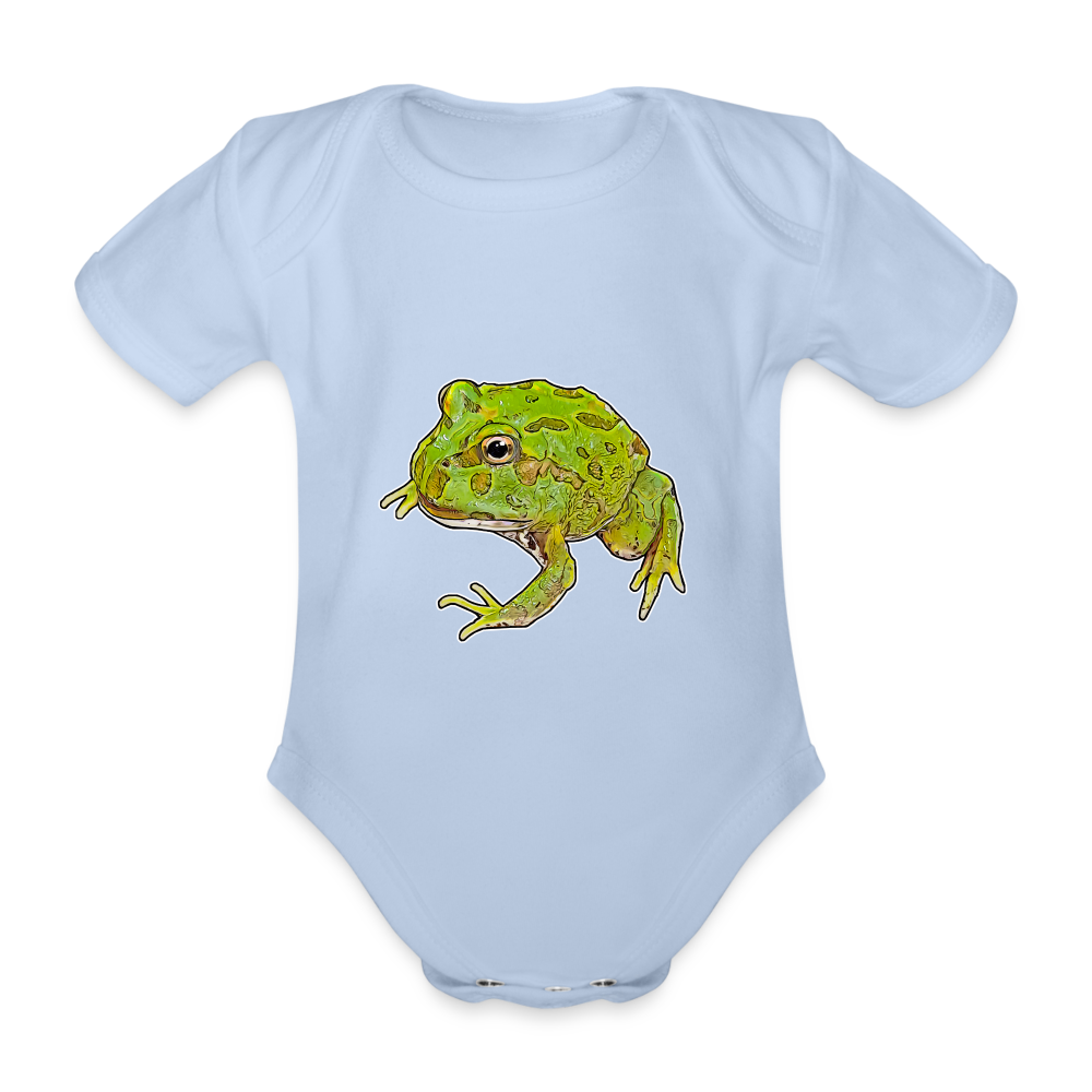Baby Body kurz Ceratophrys cranwelli Peppermint Blue - sky