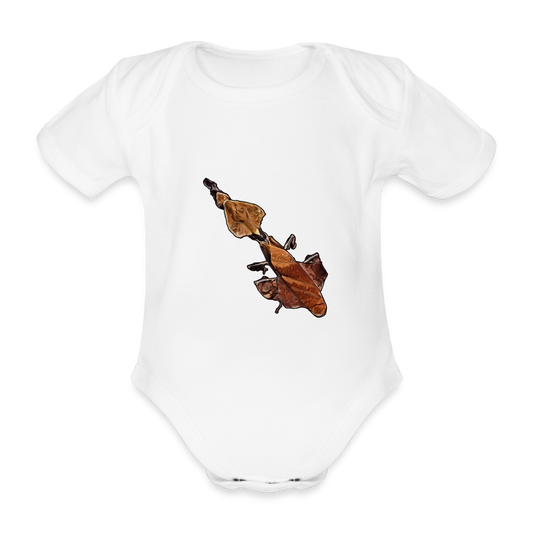 Baby Body kurz Phyllocrania paradoxa female - white