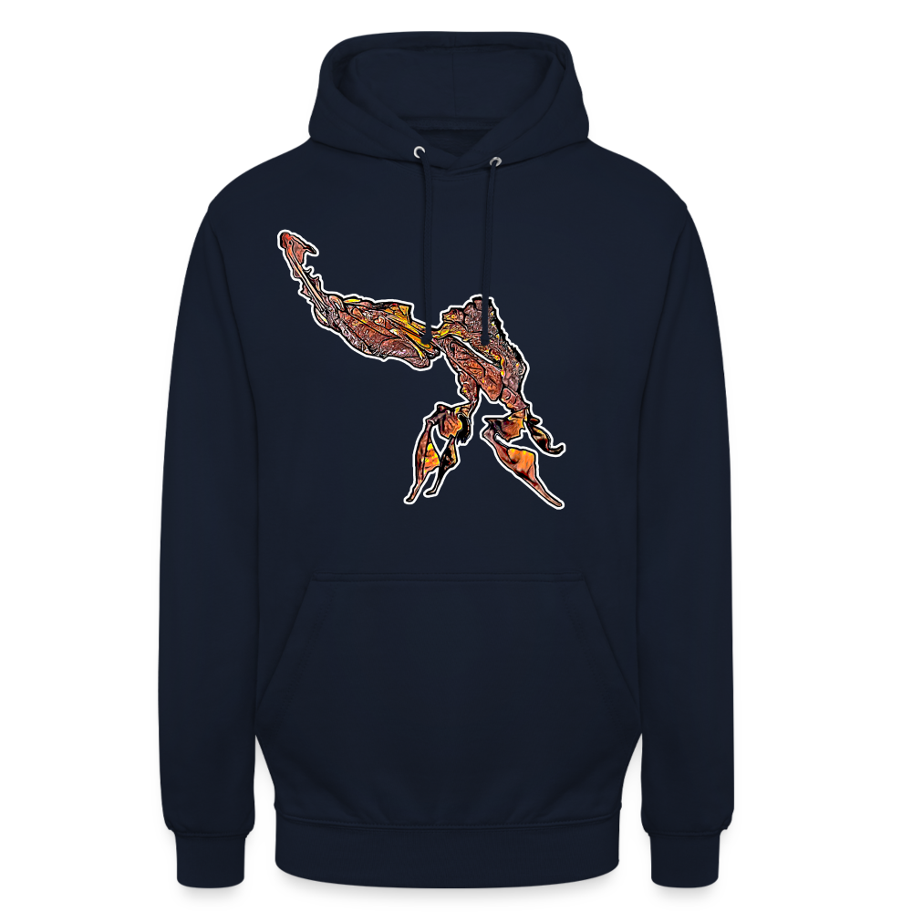 Unisex Hoodie Phyllocrania paradoxa male - navy