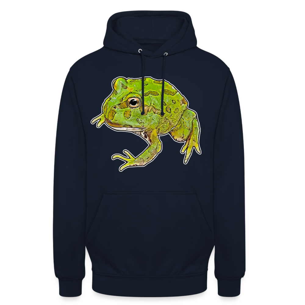 Unisex Hoodie Ceratophrys cranwelli Peppermint Blue - navy