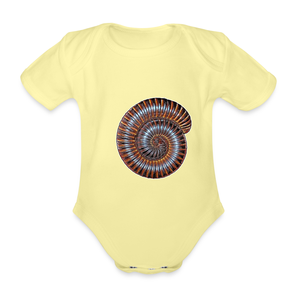 Baby Body kurz Archispirostreptus gigas - washed yellow