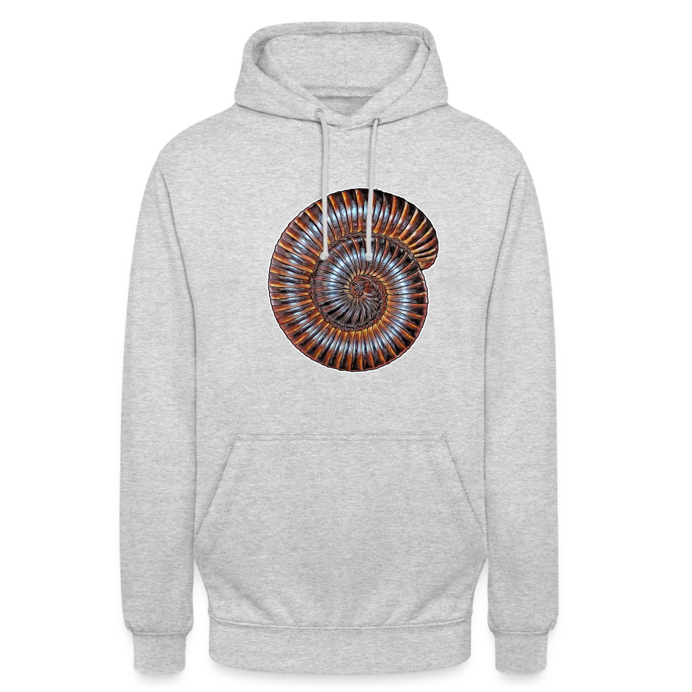 Unisex Hoodie Archispirostreptus gigas - light heather grey