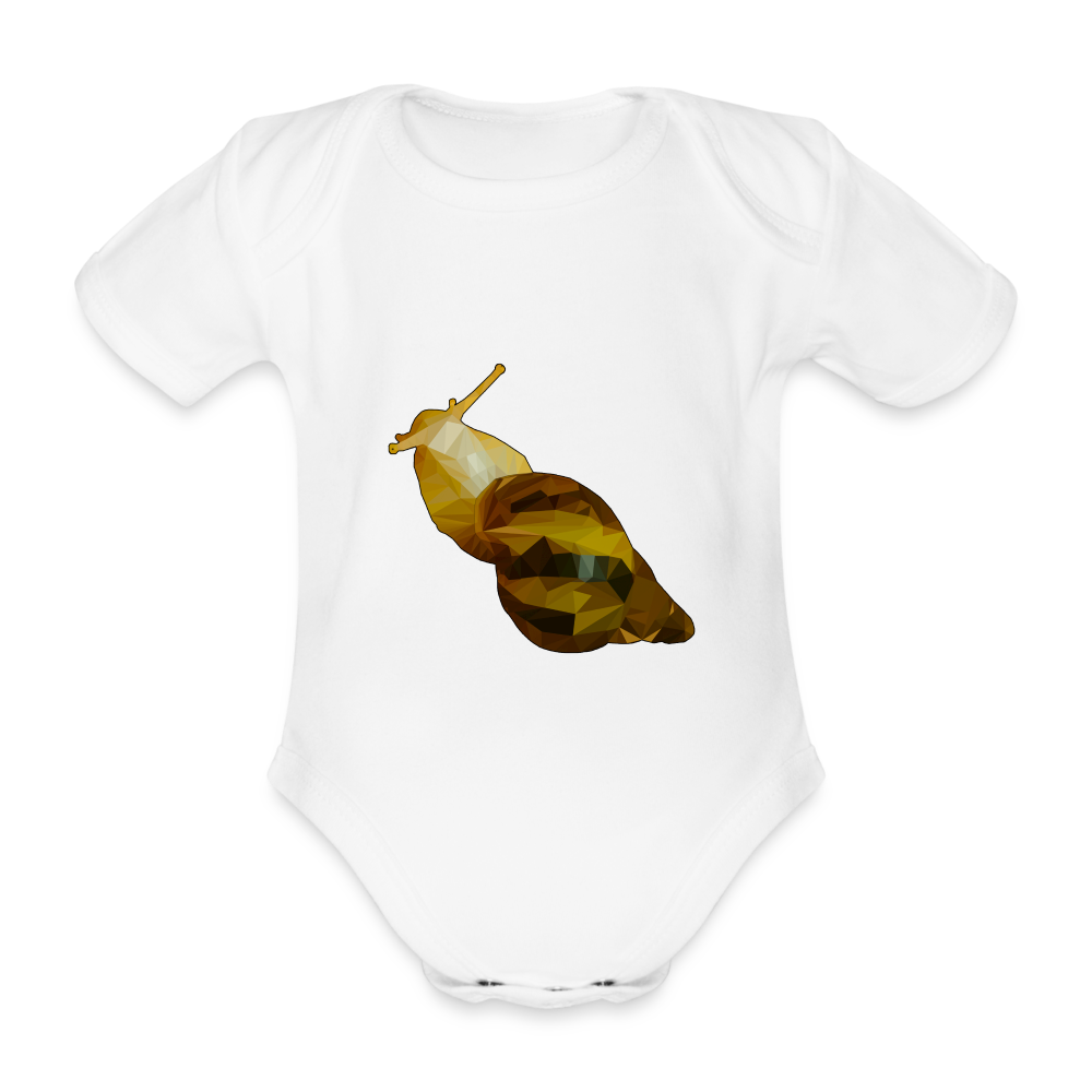 Baby Body kurz Achatina reticulata Low Poly - white