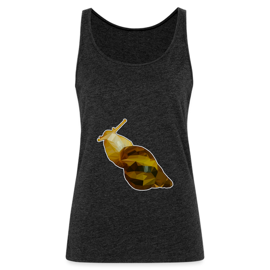 Frauen Tank Top Achatina reticulata Low Poly - charcoal grey