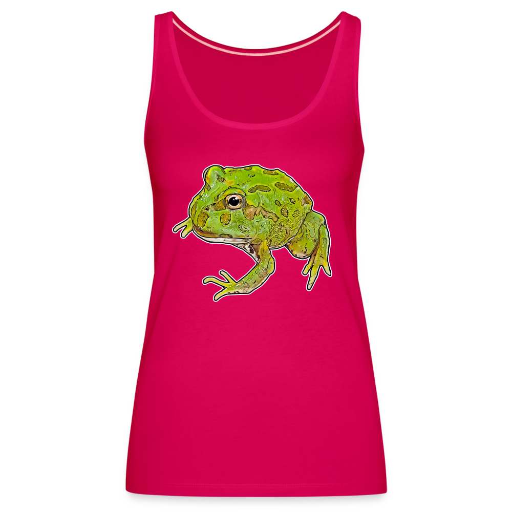 Frauen Tank Top Ceratophrys cranwelli Peppermint Blue - dark pink