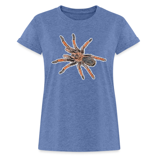 Frauen Oversized T-Shirt Brachypelma emilia - heather denim