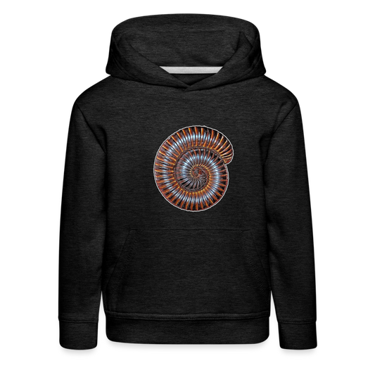 Kinder Hoodie Archispirostreptus gigas - charcoal grey