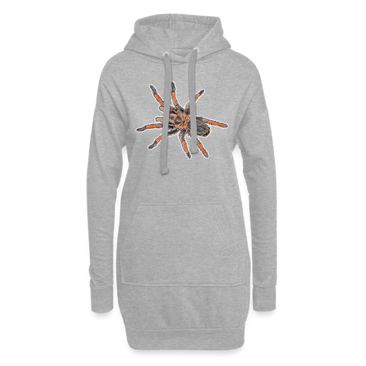 Hoodie Kleid Brachypelma emilia - heather grey