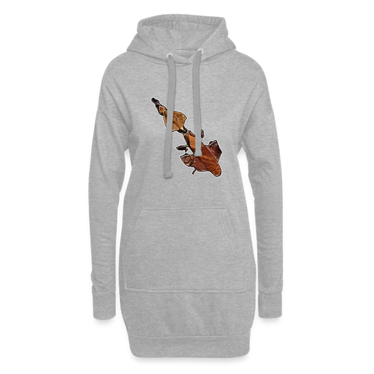 Hoodie-Kleid Phyllocrania paradoxa female - heather grey