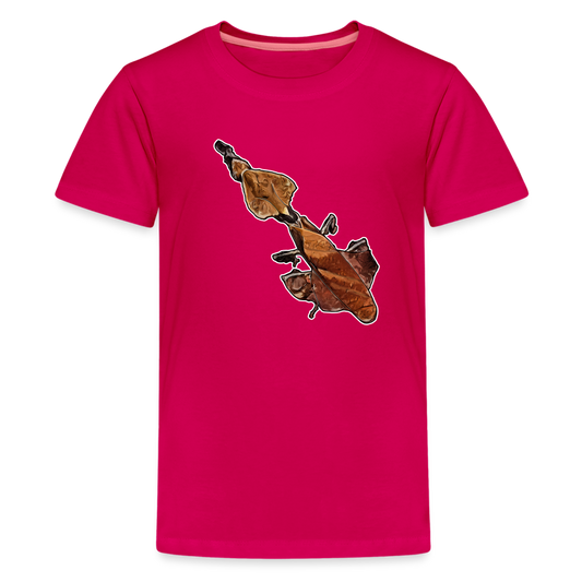 Teenager Basic T-Shirt Phyllocrania paradoxa female - dunkles Pink