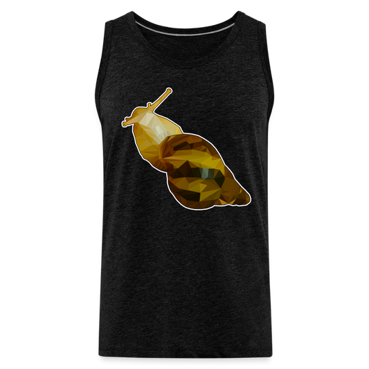 Männer Tank Top Achatina reticulata Low Poly - Anthrazit