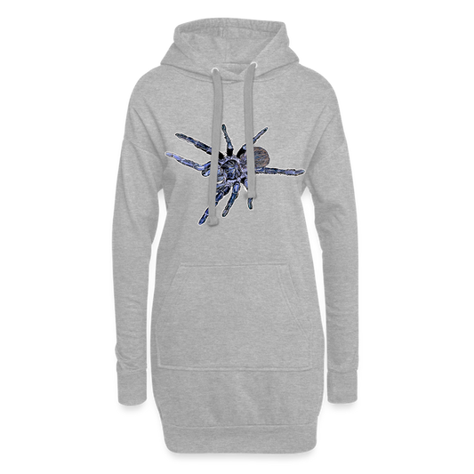 Hoodie-Kleid Pterinopelma sazimai - Grau meliert