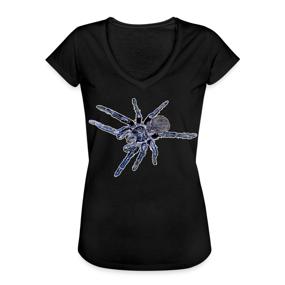 Frauen Vintage T-Shirt Pterinopelma sazimai - Schwarz