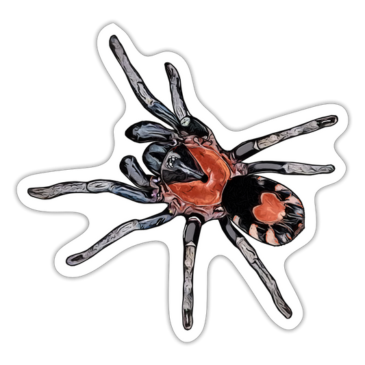 Sticker Cyriocosmus elegans - Mattweiß