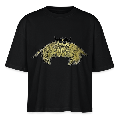 Frauen Stanley & Stella Boxy Bio-T-Shirt Hyllus diardi - Schwarz