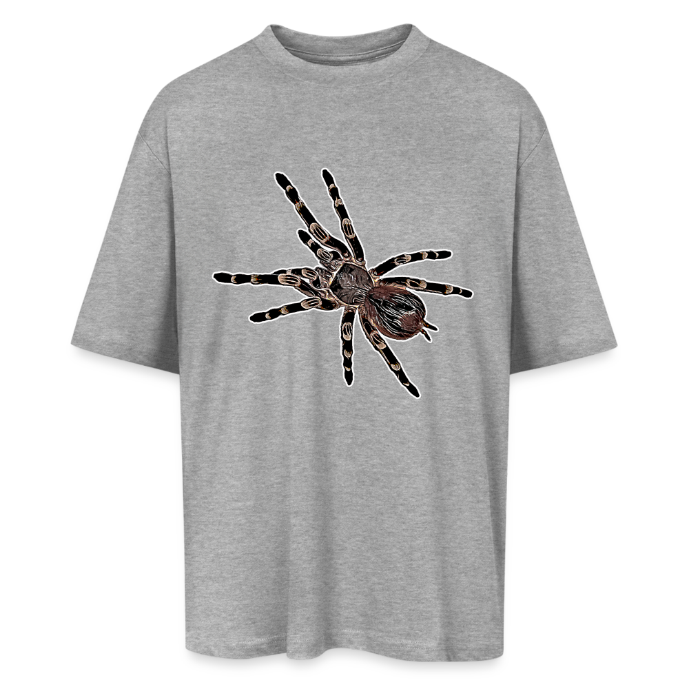 Unisex Oversized T-Shirt Acanthoscurria geniculata - Grau meliert