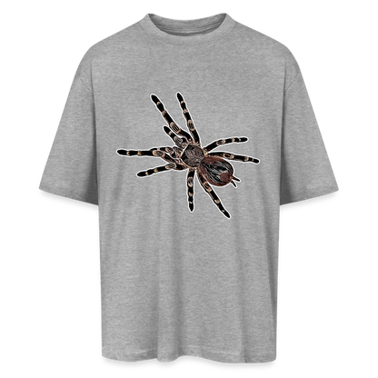 Unisex Oversized T-Shirt Acanthoscurria geniculata - Grau meliert