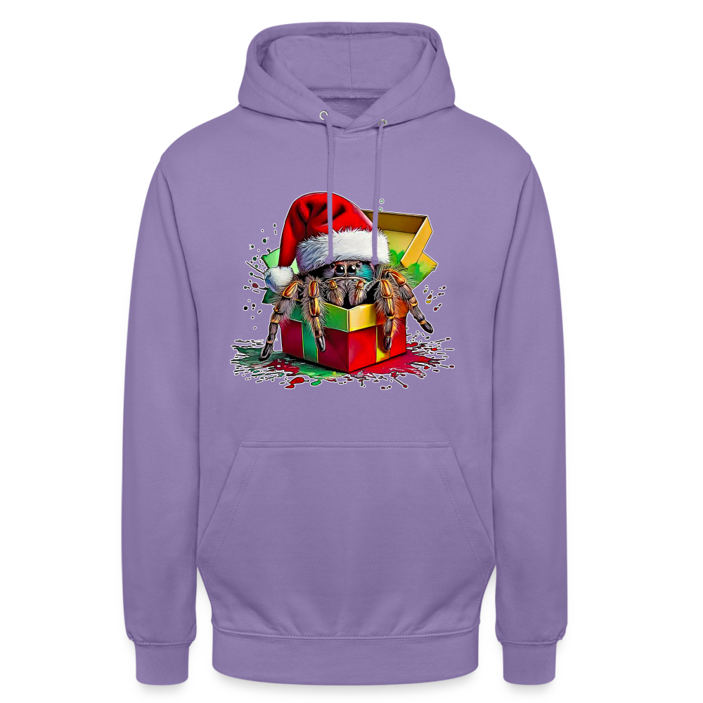 Unisex Hoodie Weihnachtsgeschenk Springspinne - Lavendel