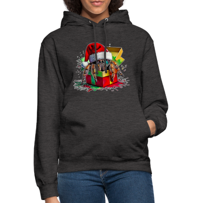 Unisex Hoodie Weihnachtsgeschenk Springspinne - Anthrazit
