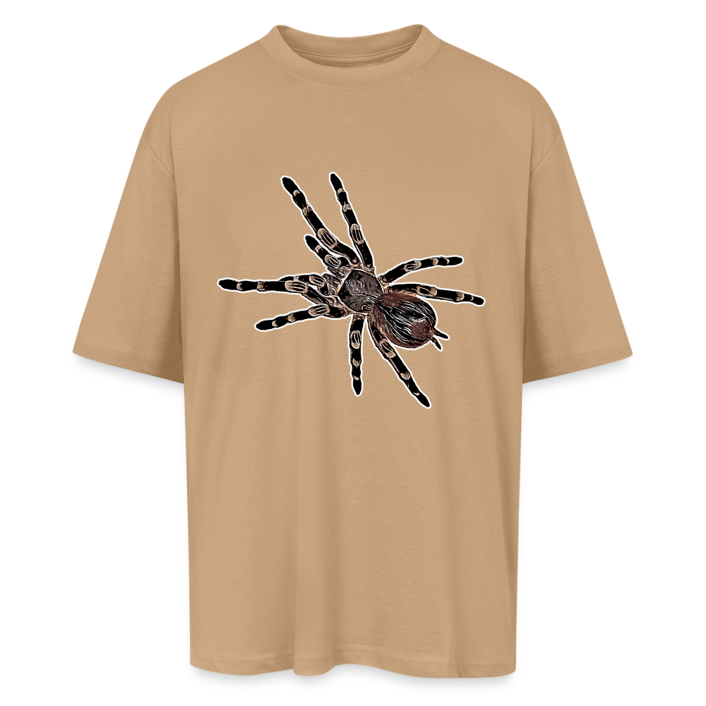 Unisex Oversized T-Shirt Acanthoscurria geniculata - Beige