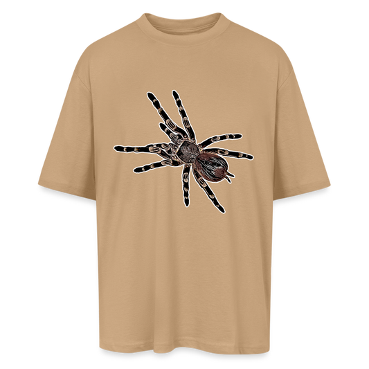 Unisex Oversized T-Shirt Acanthoscurria geniculata - Beige