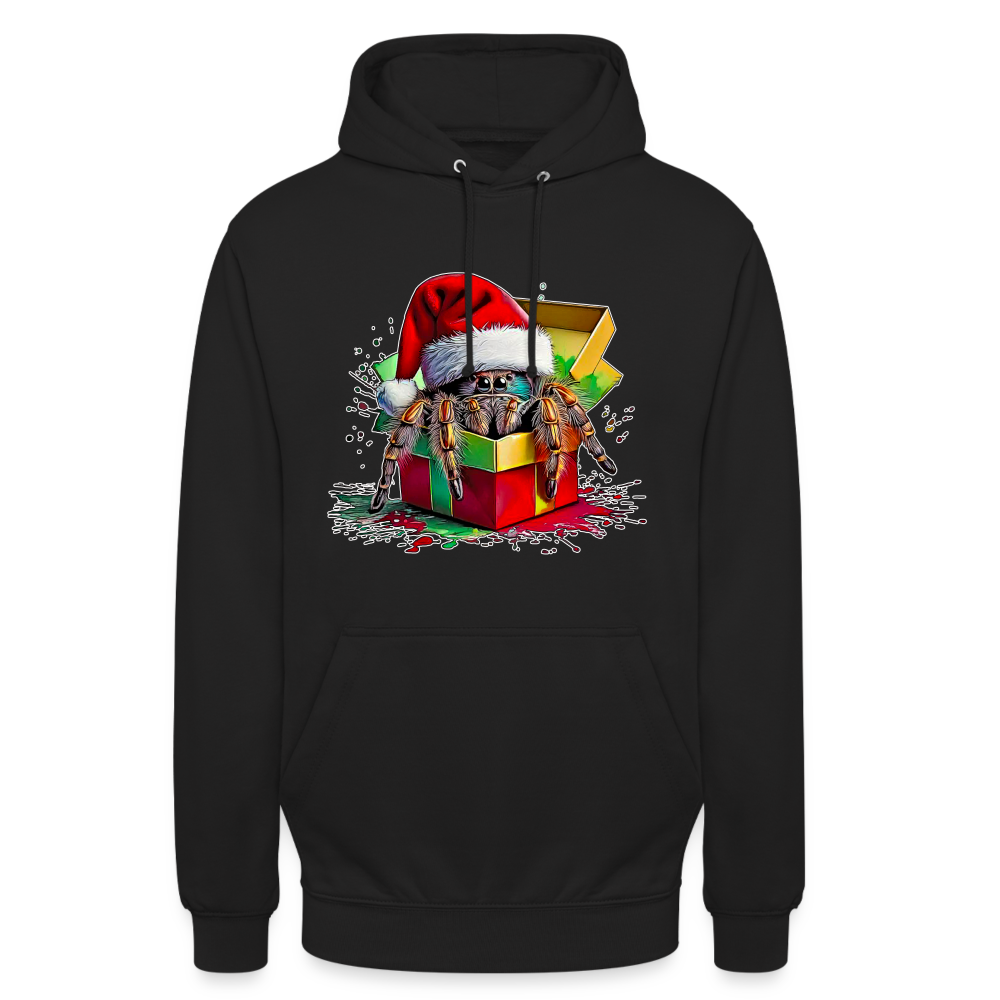 Unisex Hoodie Weihnachtsgeschenk Springspinne - Schwarz