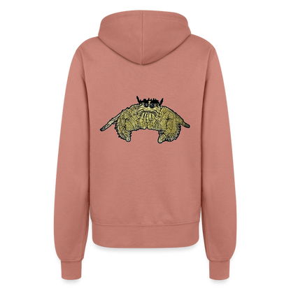 Frauen Zip-Hoodie Hyllus diardi - Altrosa