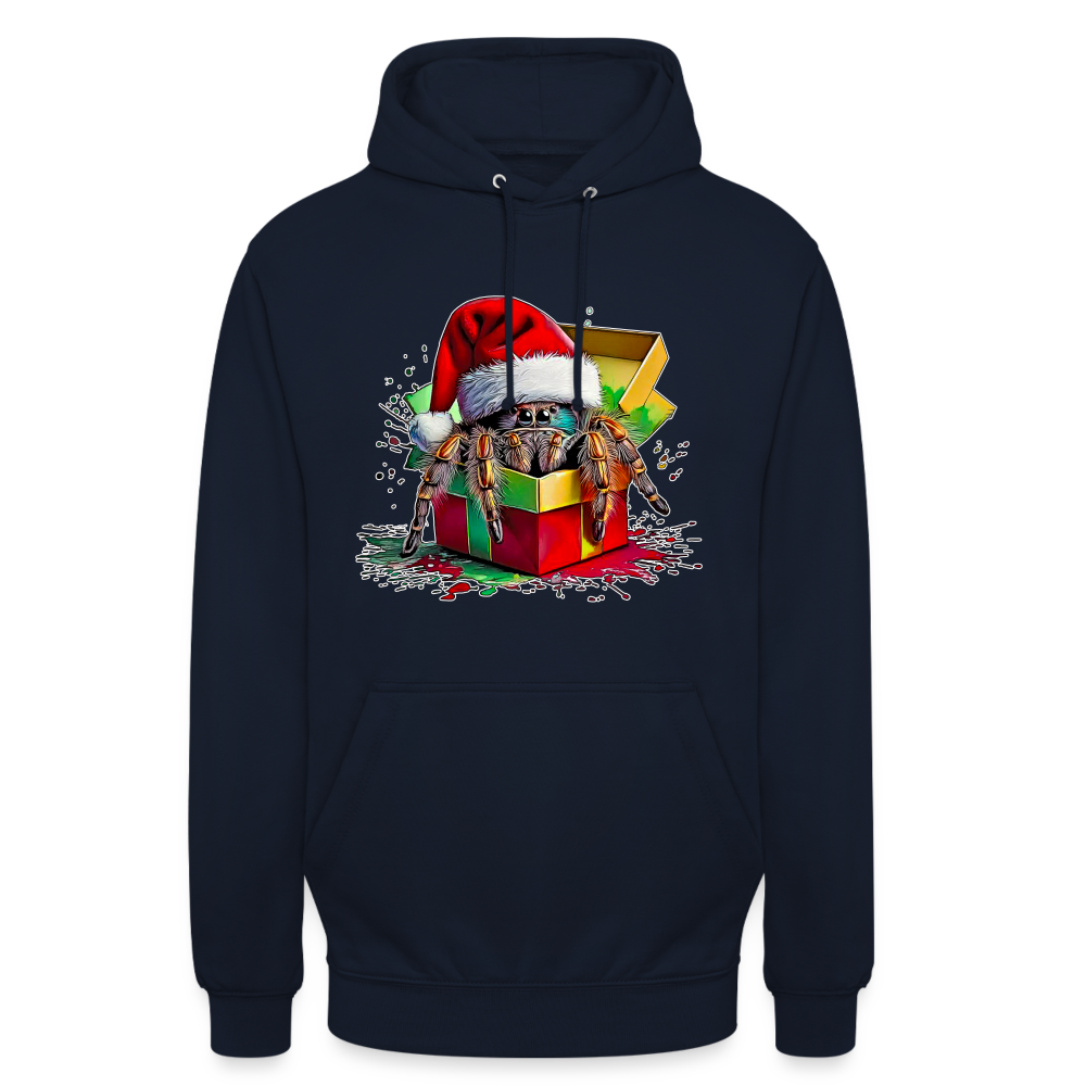 Unisex Hoodie Weihnachtsgeschenk Springspinne - Navy