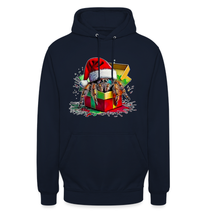 Unisex Hoodie Weihnachtsgeschenk Springspinne - Navy