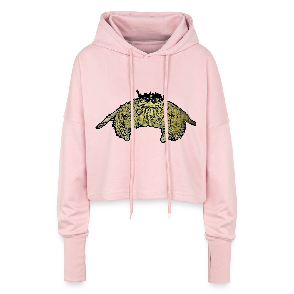 Frauen Cropped Hoodie Hyllus diardi - Hellrosa