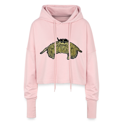 Frauen Cropped Hoodie Hyllus diardi - Hellrosa