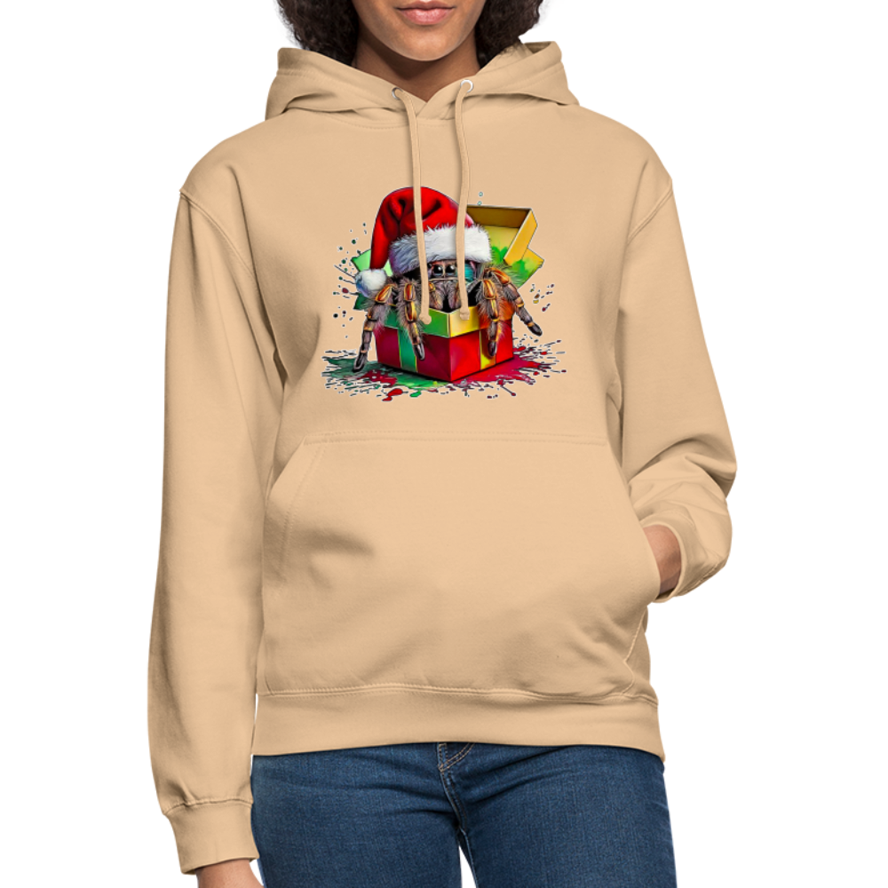Unisex Hoodie Weihnachtsgeschenk Springspinne - Pfirsich