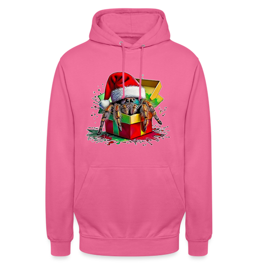 Unisex Hoodie Weihnachtsgeschenk Springspinne - Pink