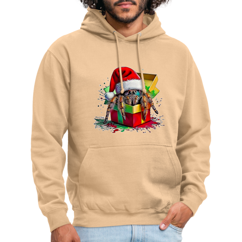 Unisex Hoodie Weihnachtsgeschenk Springspinne - Pfirsich
